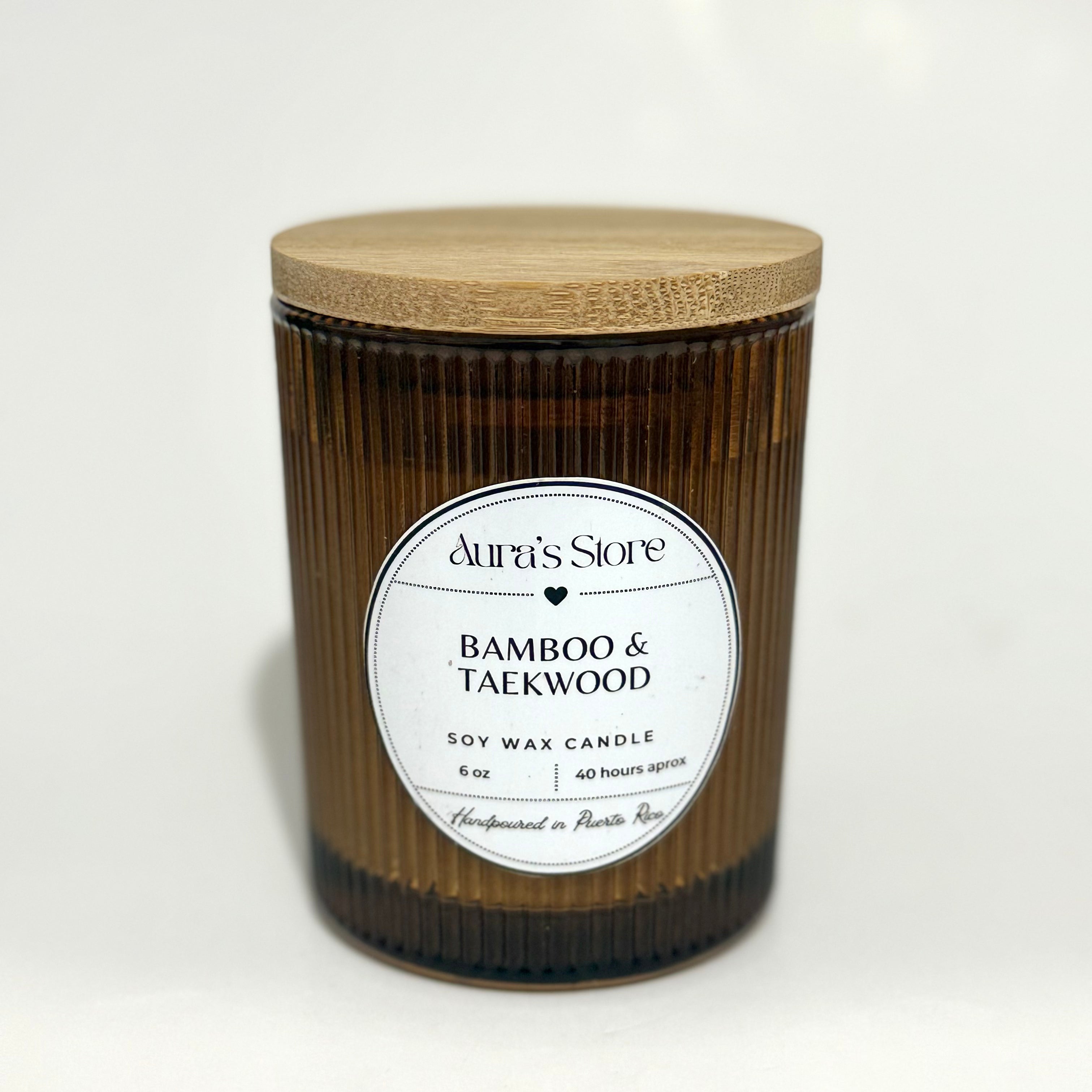 Bamboo & Taekwood 6 oz Soy Wax Candle