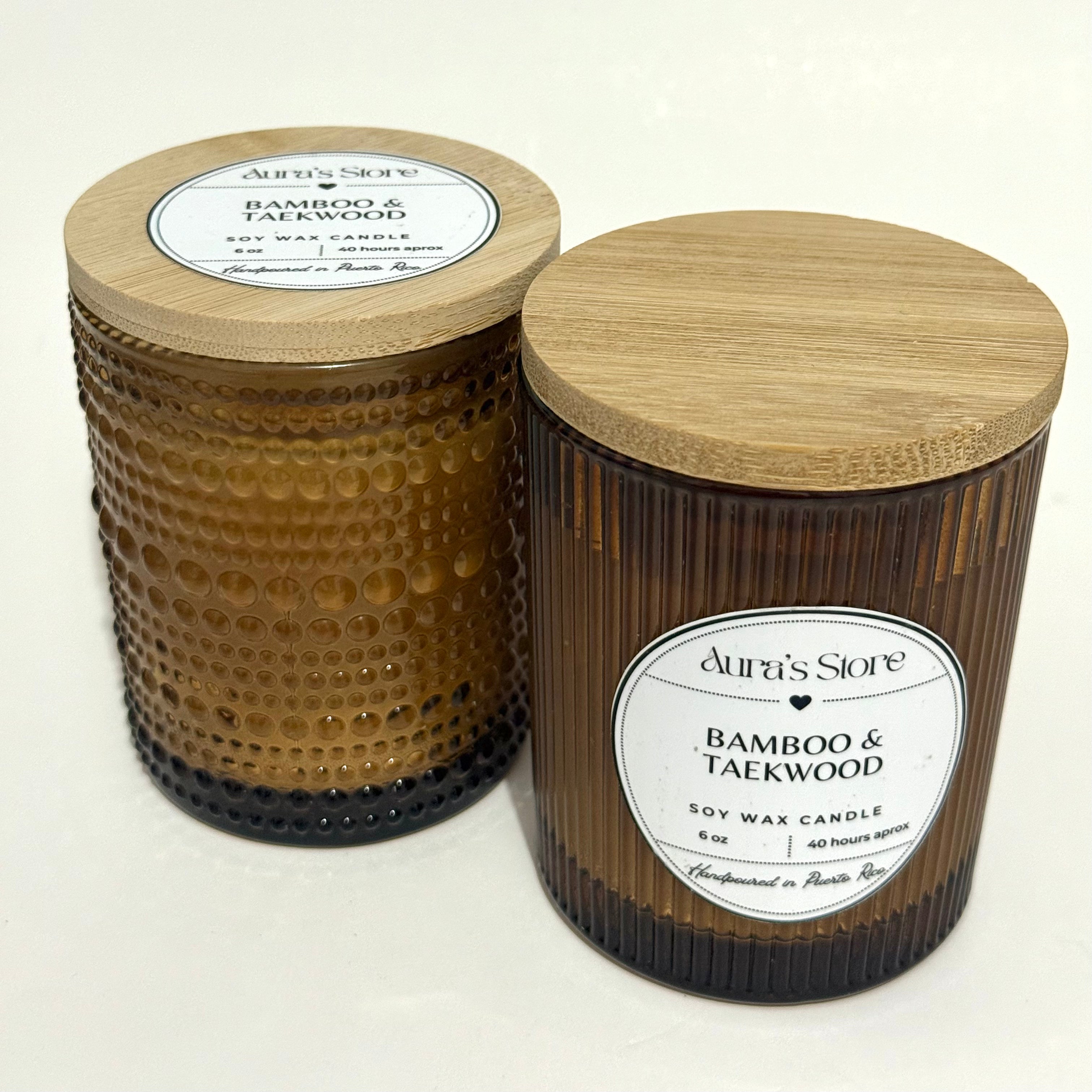 Bamboo & Taekwood 6 oz Soy Wax Candle
